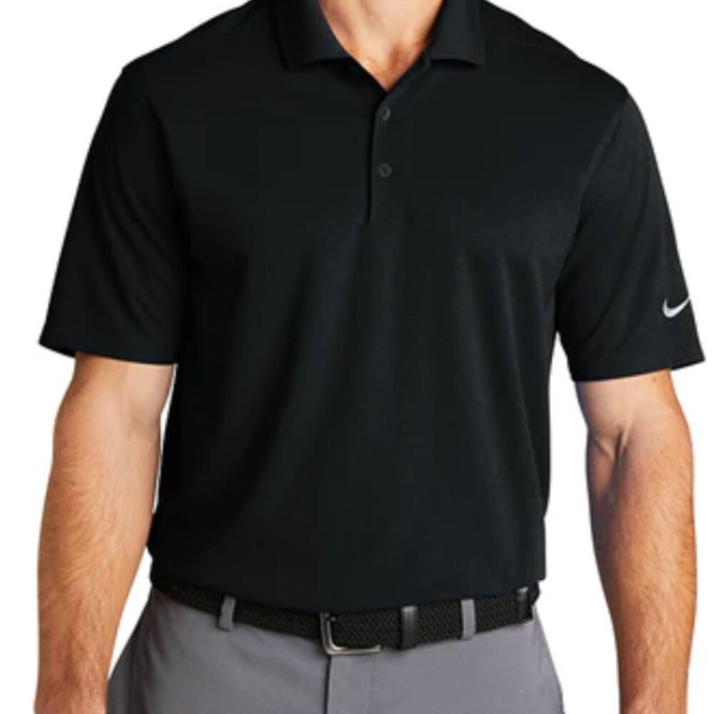 Nike Dri-Fit Black Collard Shirt